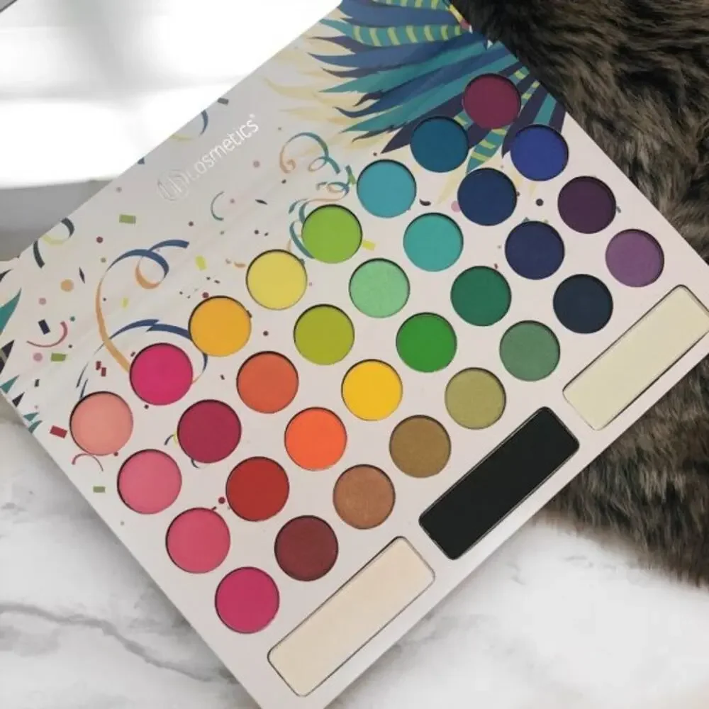 BH Cosmetics 35-Color TAKE ME BACK TO BRAZIL EyeShadow Palette W/Free Brush